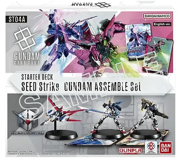 GUNDAM CARD GAME ASSEMBLE STARTER DECK ST04A SEED STRIKE - EN